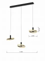 Lampa wisząca trójka prosta Aviano BREST 7016-304
