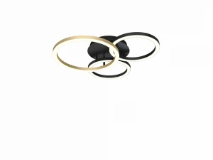 Lampa sufitowa Aviano BAYEUX czarno złota  9042-304