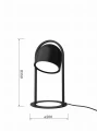 Lampa stojąca Aviano NIZZA czarna 8045-102