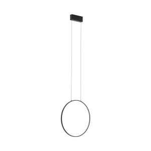 Lampa wisząca Nowodvorski CIRCOLO LED 10810 czarny