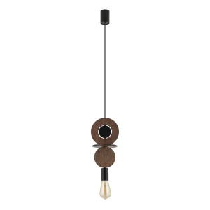 Lampa wisząca Nowodvorski DROPS 11175 ciemne drewno