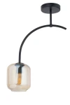Plafon Sigma SHINE 1 czarny/bursztynowy