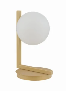 Lampa biurkowa Sigma ANDY złoty beż