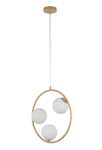 Lampa wisząca Sigma AQUA 3 złoty beż