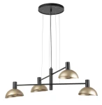 Lampa wisząca Sigma ARTIS 4 czarny/złoty