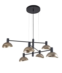 Lampa wisząca Sigma ARTIS 6 czarny/złoty