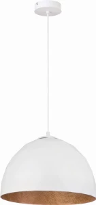 Lampa wisząca Sigma DIAMENT M biały/miedziany
