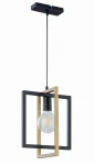 Lampa wisząca Sigma EDEN 1 czarny/złoty
