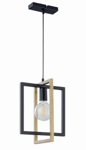 Lampa wisząca Sigma EDEN 1 czarny/złoty