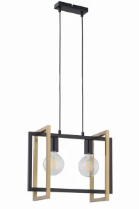 Lampa wisząca Sigma EDEN 2 czarny/złoty