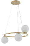 Lampa wisząca Sigma GAMA 3 złoty beż