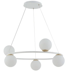 Lampa wisząca Sigma GAMA 5 biały złoty
