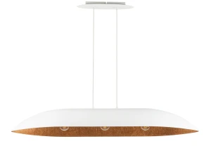 Lampa wisząca Sigma Gondola L biały/miedziany