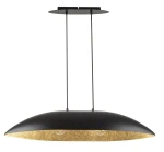 Lampa wisząca Sigma Gondola M czarny/złoty