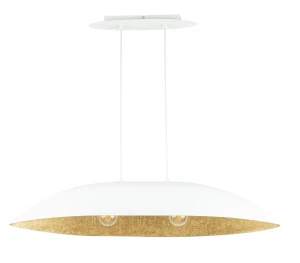 Lampa wisząca Sigma Gondola M biały/złoty