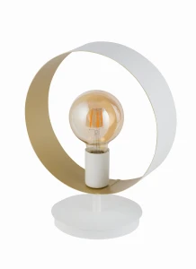 Lampa biurkowa Sigma HAPPY biały/złoty