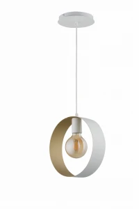 Lampa wisząca Sigma HAPPY 1 biały/złoty