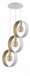 Lampa wisząca Sigma HAPPY 3 biały/złoty