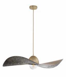 Lampa wisząca Sigma Kapello L złoty/czarny nakrapiany ø 76cm