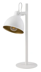 Lampa biurkowa Sigma MARS biały/złoty