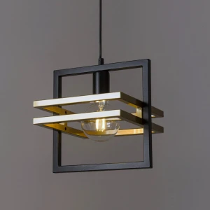 Lampa wisząca Sigma MERCI 1 czarny złoty