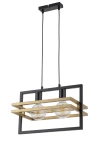 Lampa wisząca Sigma MERCI 2 czarny złoty