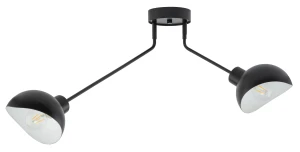 Plafon Sigma 32429 ROY 2 czarny biały