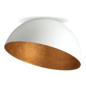 Plafon Sigma Sfera 70 biały/miedziany