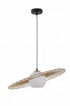 Lampa wisząca Sigma SOL 1 czarny złoty