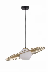 Lampa wisząca Sigma SOL 1 czarny złoty