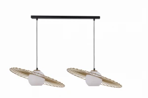 Lampa wisząca Sigma SOL 2 czarny złoty