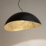 Lampa wisząca Sigma Solaris M czarny/złoty