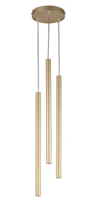 Lampa wisząca Sigma Sopel 3 złoty