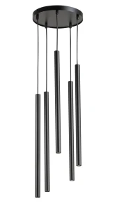 Lampa wisząca Sigma Sopel 5 czarny
