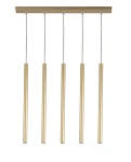 Lampa wisząca Sigma Sopel 5 prosty złoty