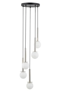 Lampa wisząca Sigma DAISY 40765 czarny,srebrny