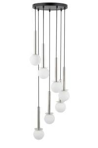 Lampa wisząca Sigma DAISY 40766 czarny,srebrny