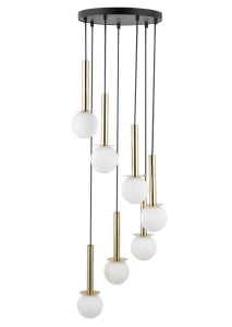 Lampa wisząca Sigma DAISY 40772 czarny,złoty