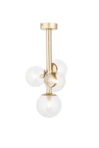 Plafon Sigma PERLA LUX 40853 złoty satynowy