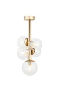 Plafon Sigma PERLA LUX 40854 złoty satynowy