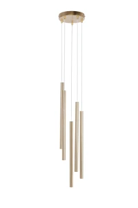 Lampa wisząca Sigma SOPEL LUX 40959 złoty szczotkowany