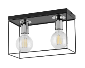 Plafon Sigma Vox 40699 czarny,srebrny