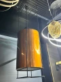 Lampa wisząca PAA BLACK czarno-miedziana 9552 SHILO DOHAR