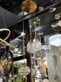 Lampa wisząca MOND satin gold 9731214