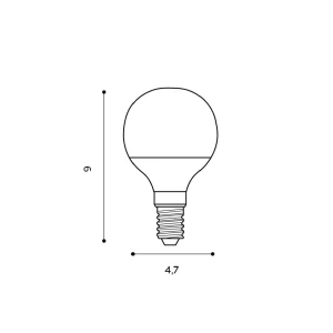 SMART LED 5W E14 RGB BALL