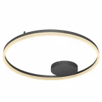 Plafon HALO 80 czarny LED szer.80cm