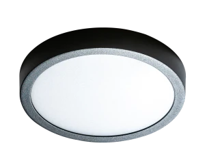 Plafon MALTA R 23 3000K czarny LED szer.22cm