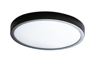 Plafon MALTA R 23 4000K czarny LED szer.22cm