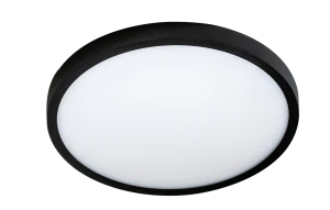 Plafon MALTA R 30 4000K czarny LED szer.30cm