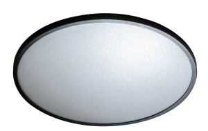 Plafon MALTA R 50 3000K czarny LED szer.50cm